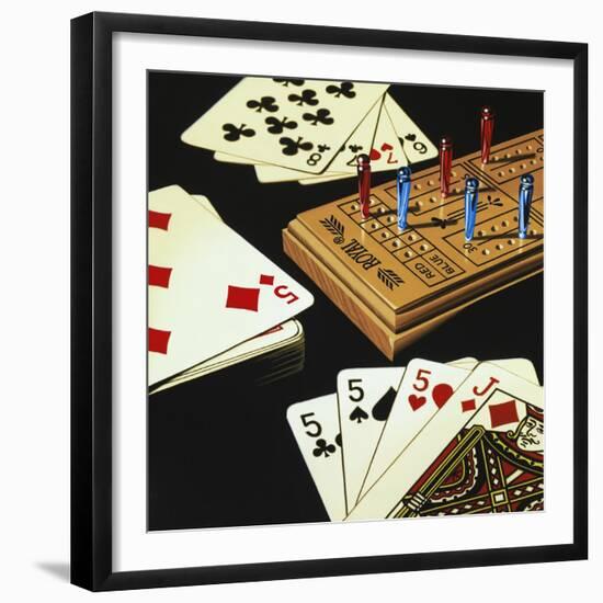 Cribbage-Ray Pelley-Framed Premium Giclee Print