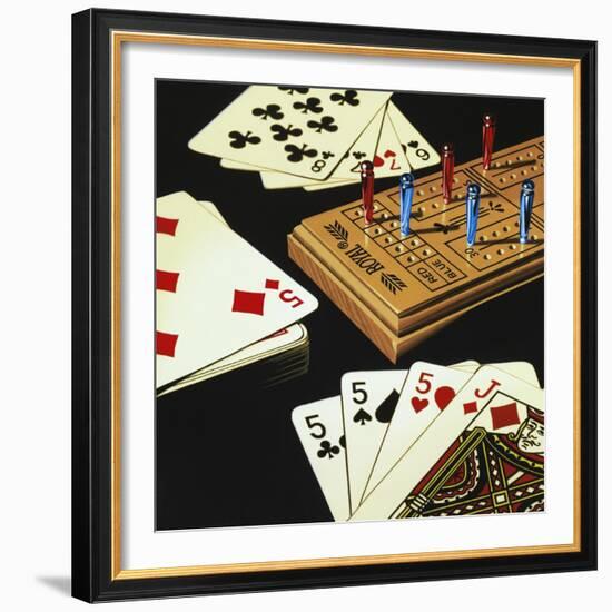 Cribbage-Ray Pelley-Framed Premium Giclee Print