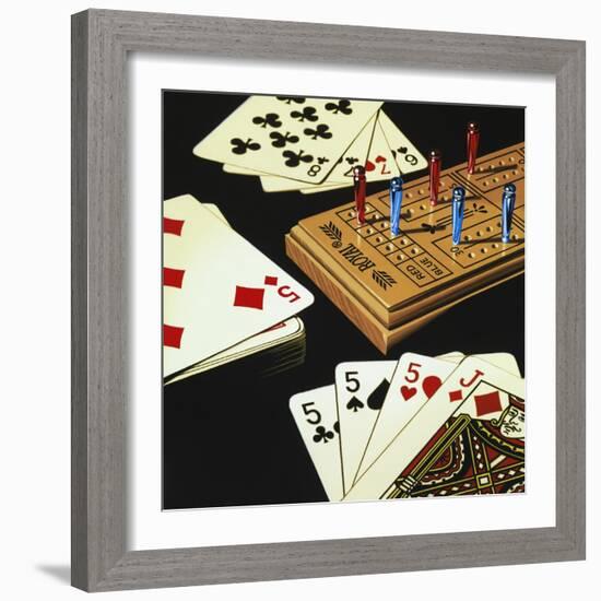 Cribbage-Ray Pelley-Framed Giclee Print