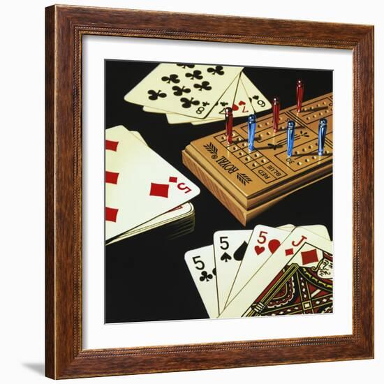 Cribbage-Ray Pelley-Framed Giclee Print