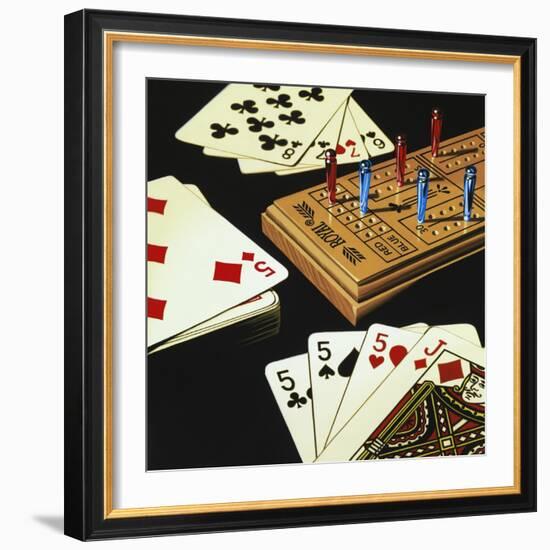 Cribbage-Ray Pelley-Framed Giclee Print