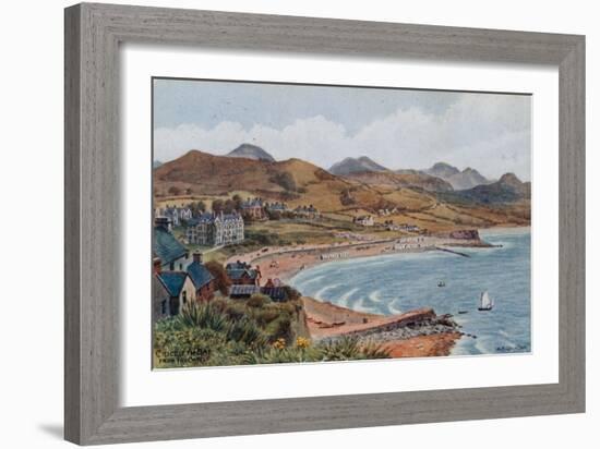 Criccieth Bay from the Castle-Alfred Robert Quinton-Framed Giclee Print