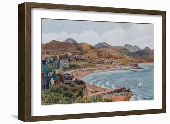 Criccieth Bay from the Castle-Alfred Robert Quinton-Framed Giclee Print