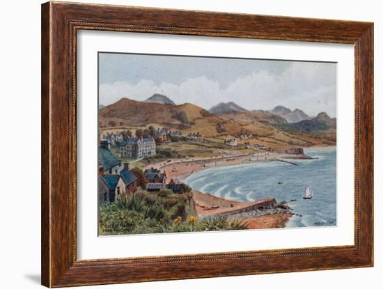 Criccieth Bay from the Castle-Alfred Robert Quinton-Framed Giclee Print