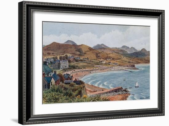 Criccieth Bay from the Castle-Alfred Robert Quinton-Framed Giclee Print