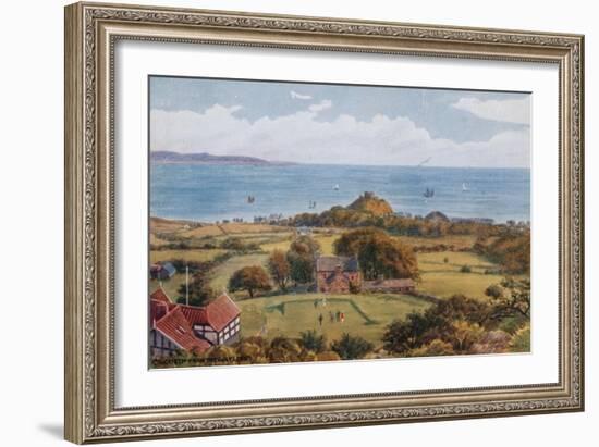 Criccieth from the Golf Links-Alfred Robert Quinton-Framed Giclee Print