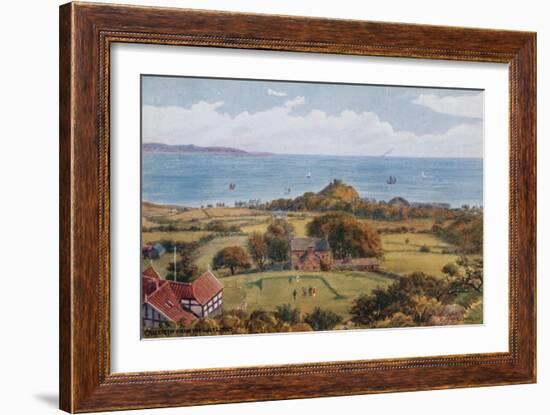 Criccieth from the Golf Links-Alfred Robert Quinton-Framed Giclee Print