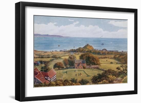 Criccieth from the Golf Links-Alfred Robert Quinton-Framed Giclee Print