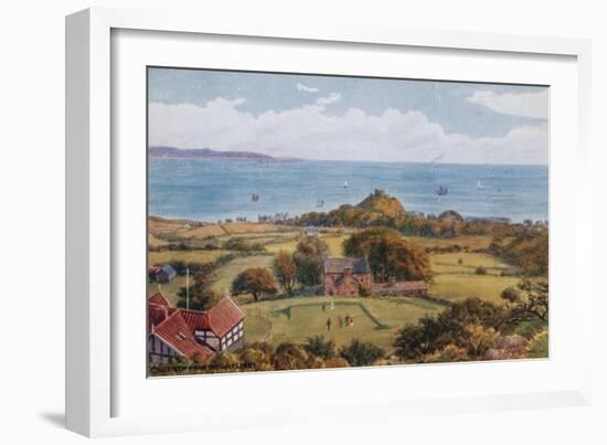 Criccieth from the Golf Links-Alfred Robert Quinton-Framed Giclee Print