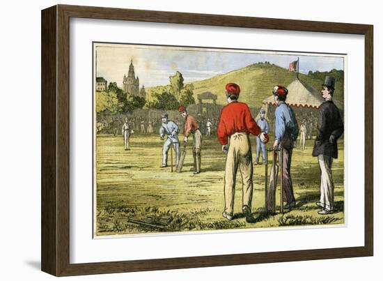 Cricket, 19th Century-null-Framed Giclee Print