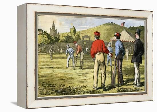 Cricket, 19th Century-null-Framed Premier Image Canvas