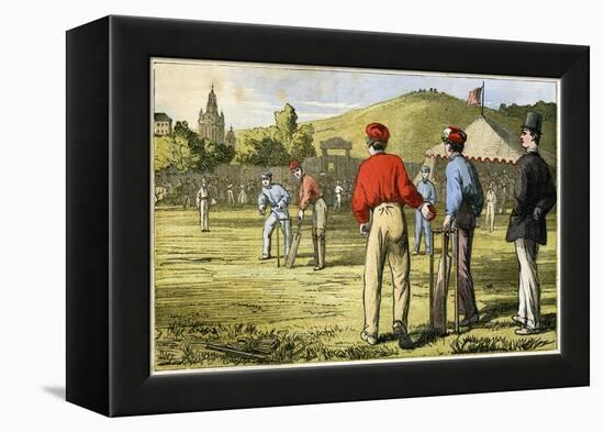 Cricket, 19th Century-null-Framed Premier Image Canvas