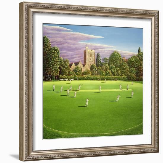 Cricket at Bray, 1989-Liz Wright-Framed Giclee Print