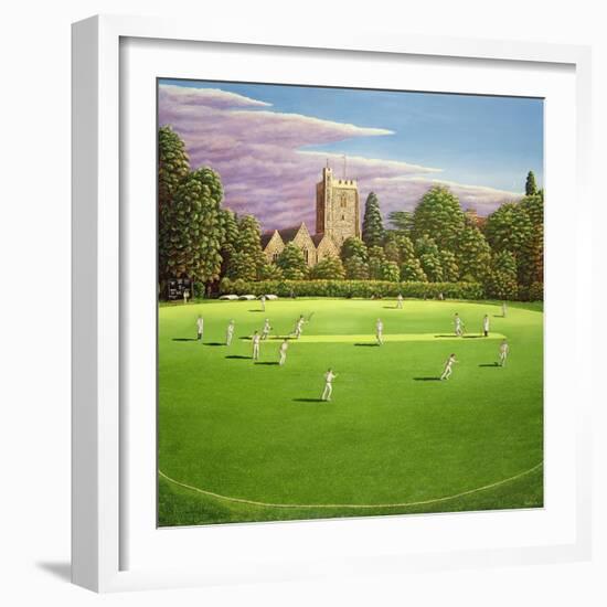 Cricket at Bray, 1989-Liz Wright-Framed Giclee Print