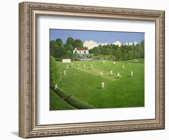 Cricket at Claygate, 1981-Liz Wright-Framed Giclee Print