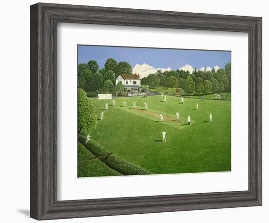 Cricket at Claygate, 1981-Liz Wright-Framed Giclee Print