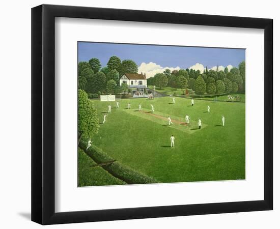 Cricket at Claygate, 1981-Liz Wright-Framed Giclee Print