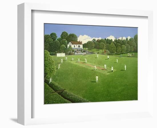 Cricket at Claygate, 1981-Liz Wright-Framed Giclee Print