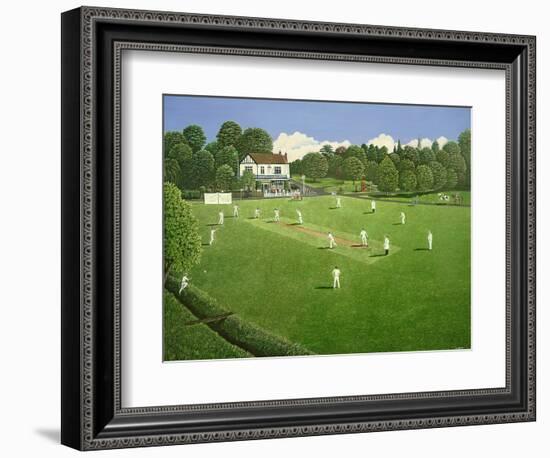 Cricket at Claygate, 1981-Liz Wright-Framed Giclee Print