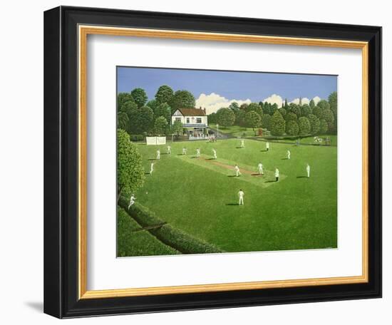 Cricket at Claygate, 1981-Liz Wright-Framed Giclee Print