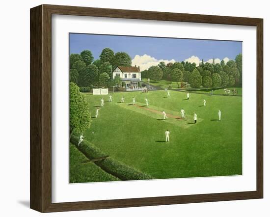 Cricket at Claygate, 1981-Liz Wright-Framed Giclee Print