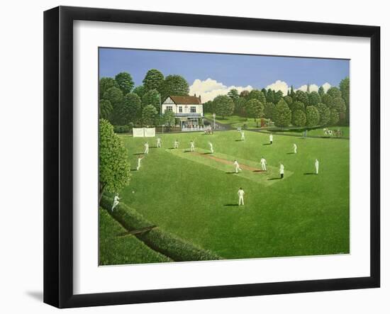 Cricket at Claygate, 1981-Liz Wright-Framed Giclee Print