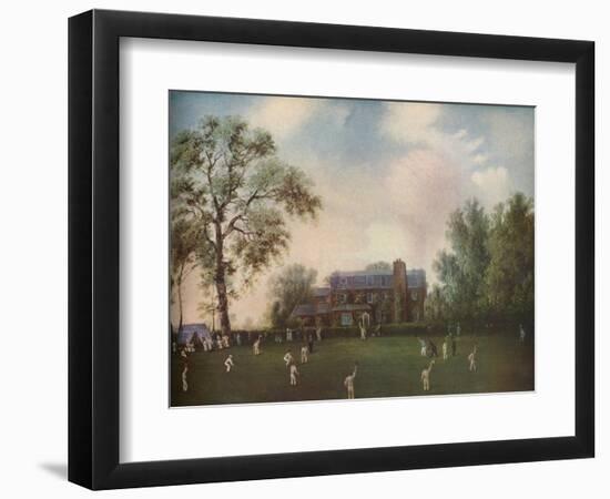 'Cricket at Gads Hill Place, Rochester', c1868-Unknown-Framed Giclee Print