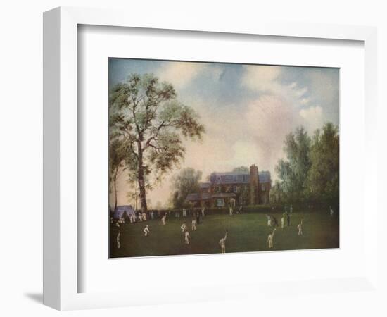 'Cricket at Gads Hill Place, Rochester', c1868-Unknown-Framed Giclee Print