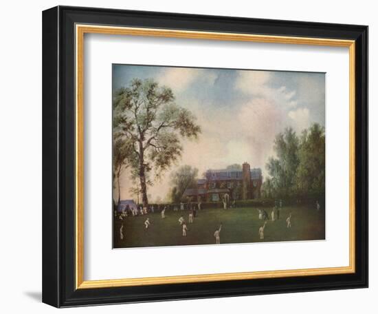 'Cricket at Gads Hill Place, Rochester', c1868-Unknown-Framed Giclee Print