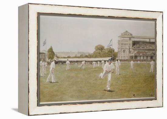Cricket at Lords, 1896-William Barnes Wollen-Framed Premier Image Canvas