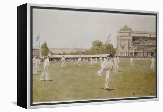 Cricket at Lords, 1896-William Barnes Wollen-Framed Premier Image Canvas