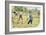 Cricket in the 18th Century-Pat Nicolle-Framed Giclee Print
