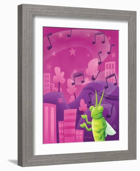 Cricket Lullaby - Turtle-Marcus Cutler-Framed Giclee Print