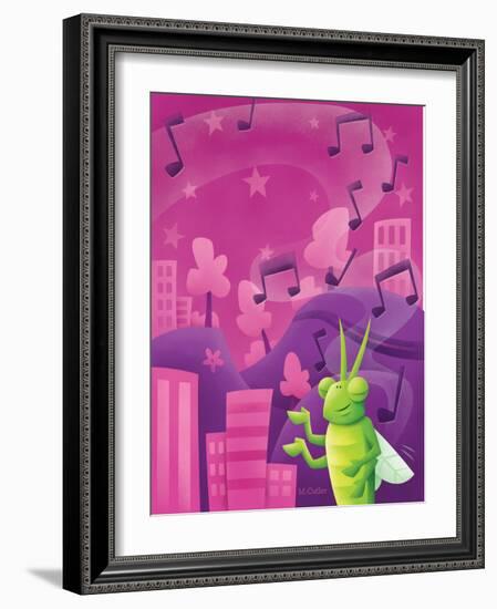 Cricket Lullaby - Turtle-Marcus Cutler-Framed Giclee Print