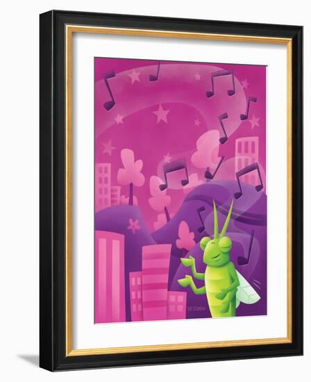 Cricket Lullaby - Turtle-Marcus Cutler-Framed Giclee Print