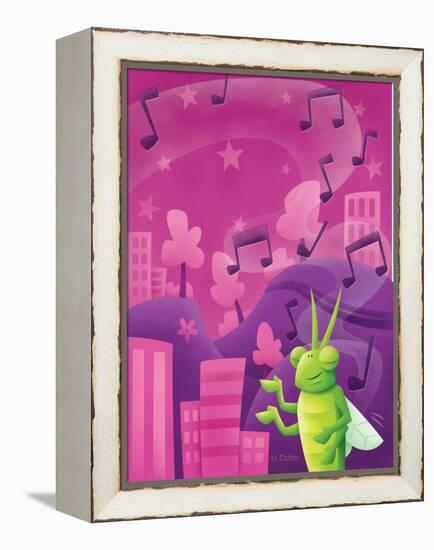 Cricket Lullaby - Turtle-Marcus Cutler-Framed Premier Image Canvas