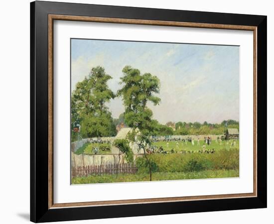 Cricket Match at Bedford Park, London, 1897-Camille Pissarro-Framed Giclee Print