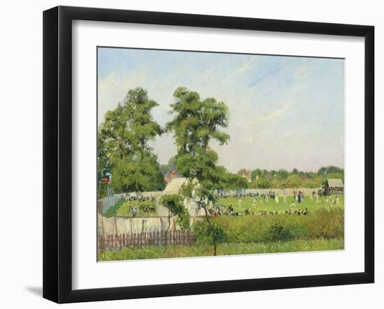 Cricket Match at Bedford Park, London, 1897-Camille Pissarro-Framed Giclee Print