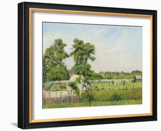 Cricket Match at Bedford Park, London, 1897-Camille Pissarro-Framed Giclee Print