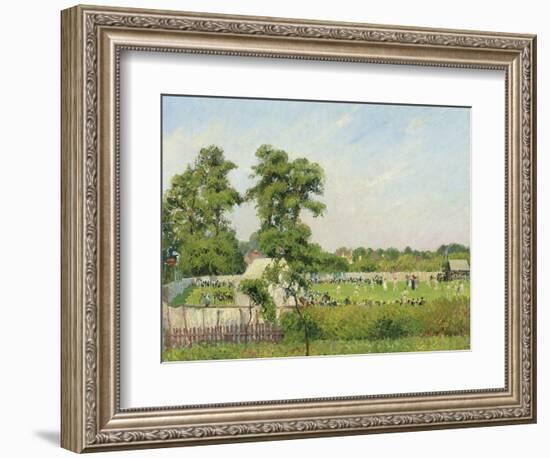 Cricket Match at Bedford Park, London, 1897-Camille Pissarro-Framed Giclee Print