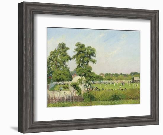 Cricket Match at Bedford Park, London, 1897-Camille Pissarro-Framed Giclee Print