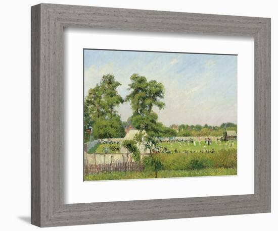 Cricket Match at Bedford Park, London, 1897-Camille Pissarro-Framed Giclee Print