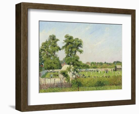 Cricket Match at Bedford Park, London, 1897-Camille Pissarro-Framed Giclee Print