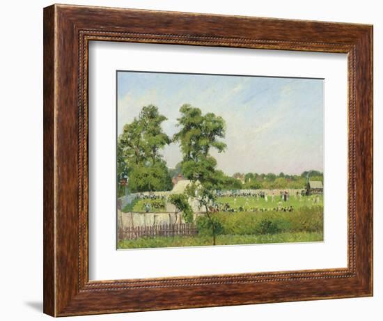 Cricket Match at Bedford Park, London, 1897-Camille Pissarro-Framed Giclee Print