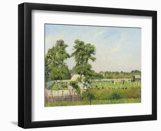 Cricket Match at Bedford Park, London, 1897-Camille Pissarro-Framed Giclee Print