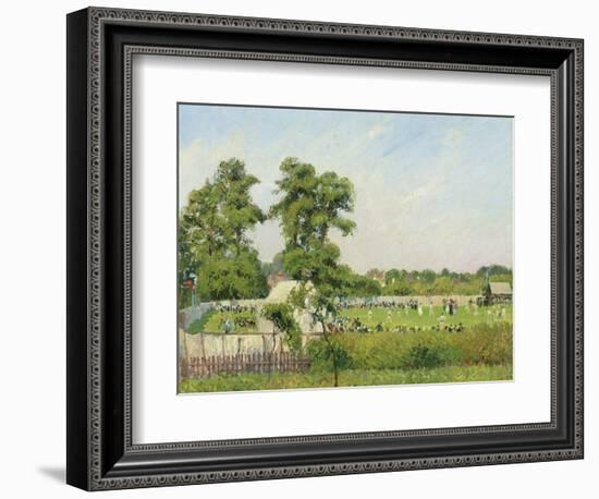 Cricket Match at Bedford Park, London, 1897-Camille Pissarro-Framed Giclee Print