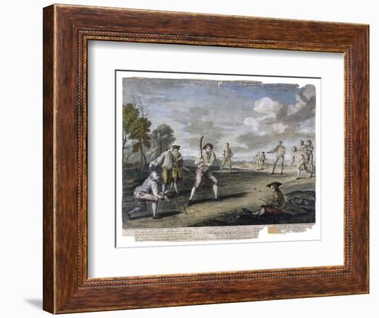 Cricket Match at the Artillery Ground London-Benoist-Framed Art Print