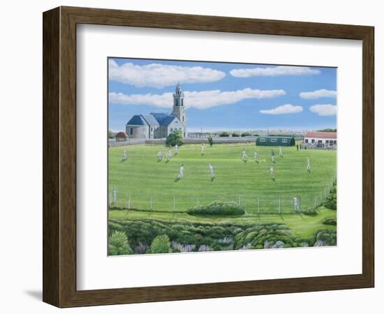 Cricket Match on Portland-Liz Wright-Framed Giclee Print