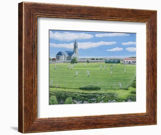 Cricket Match on Portland-Liz Wright-Framed Giclee Print