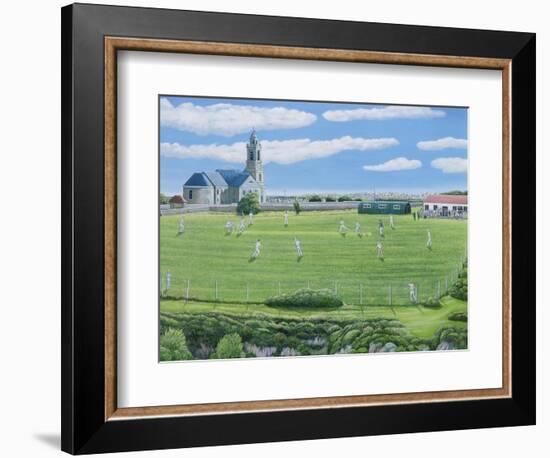 Cricket Match on Portland-Liz Wright-Framed Giclee Print